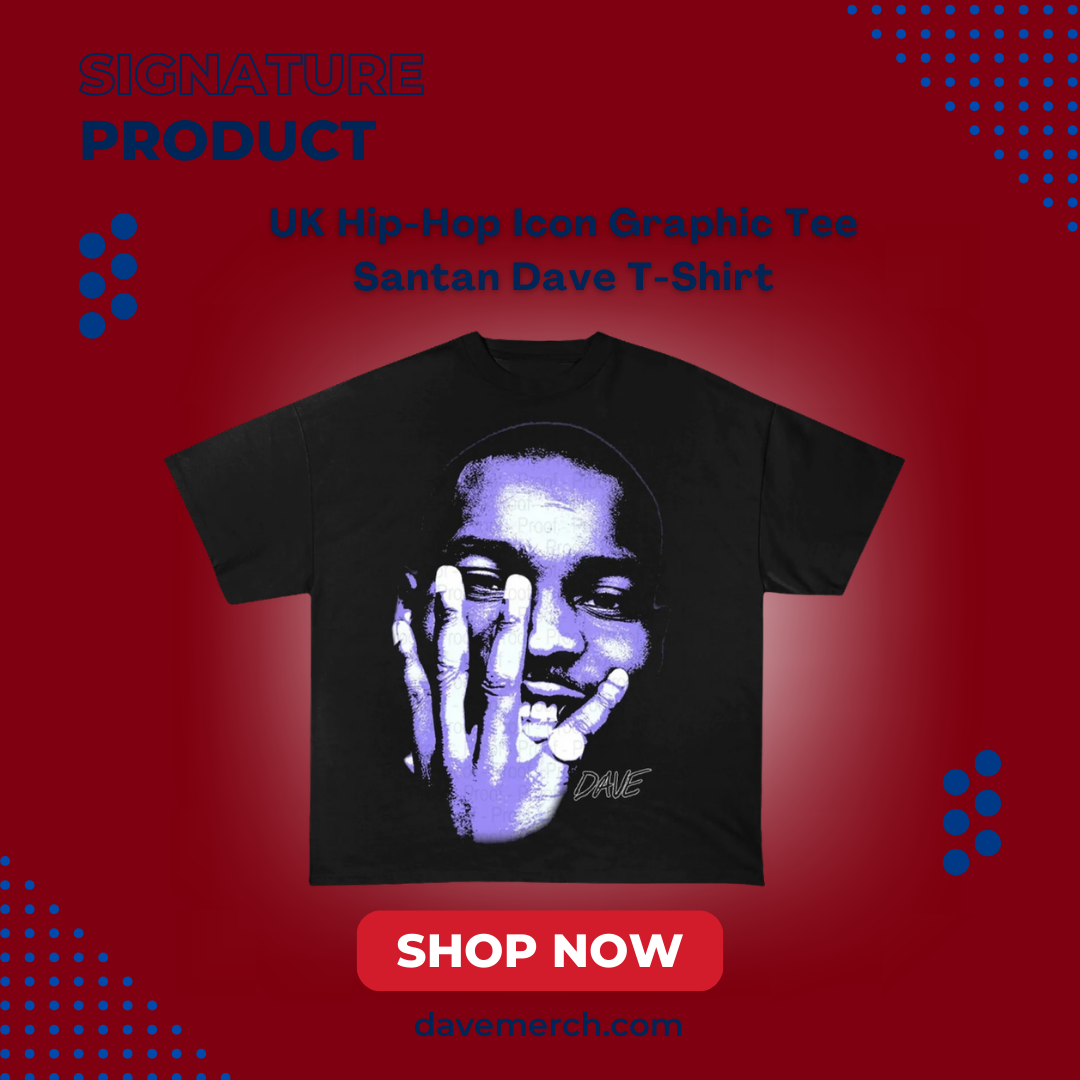 UK Hip-Hop Icon Graphic Tee NTAN0903 Santan Dave T-Shirt